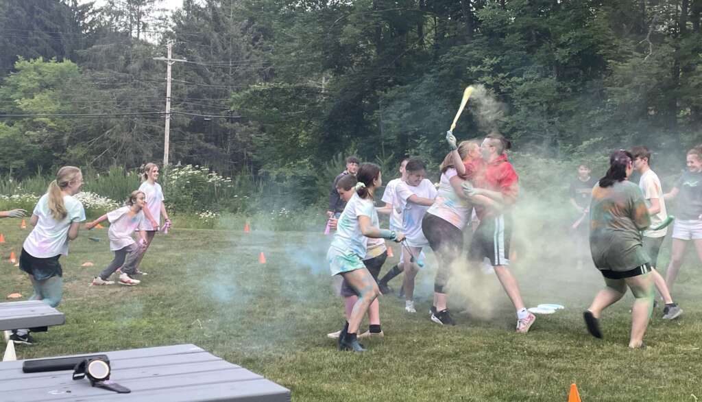 Youth Group Having Fun Outdoors